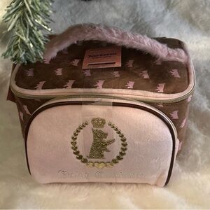 Juicy Couture Scottie Dog cosmetics travel bag
